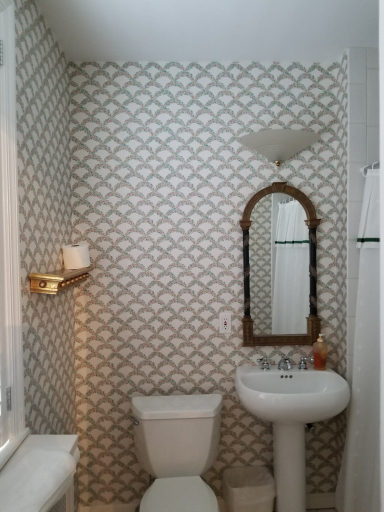 Bathroom Wallpaper Replacement