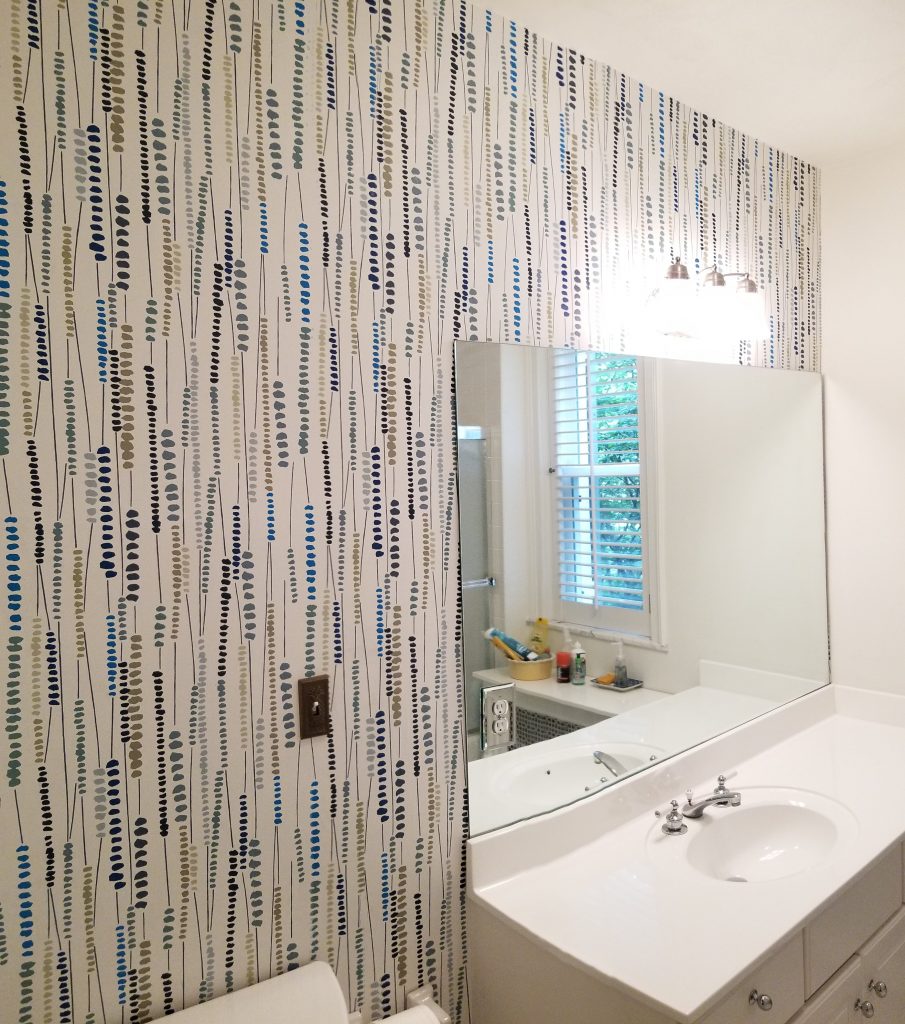 Bathroom Wallpaper Replacement